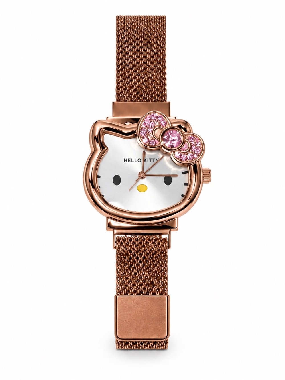 Hello Kitty Rhinestone Mesh Watch.NWT - Picture 6 of 7